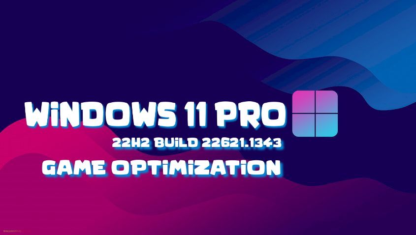 Windows 11 Про 2023 Игровая сборка 22H2 Build 22621.1343